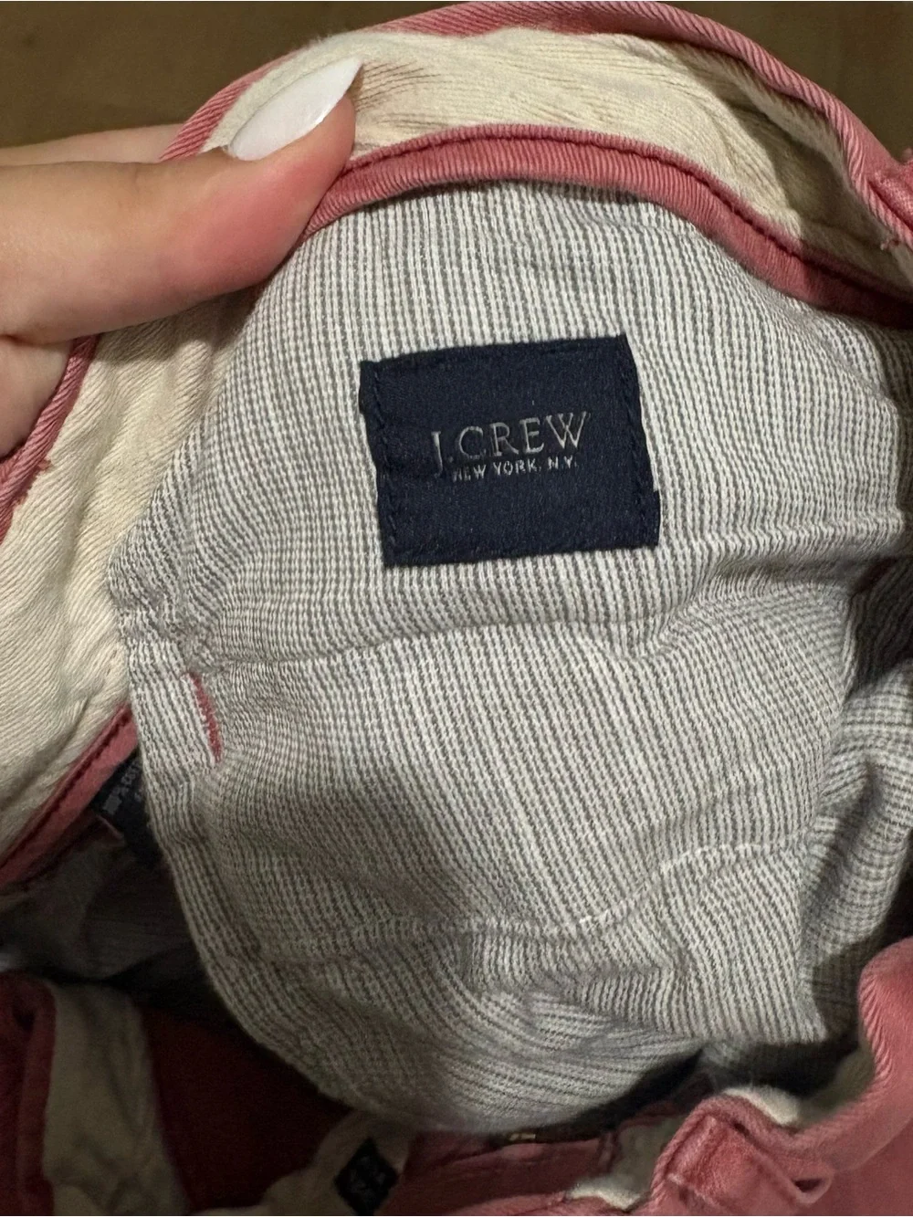 J.Crew Urban Slim Chino Pants Men’s 32x32 Pink Salmon Cotton Casual